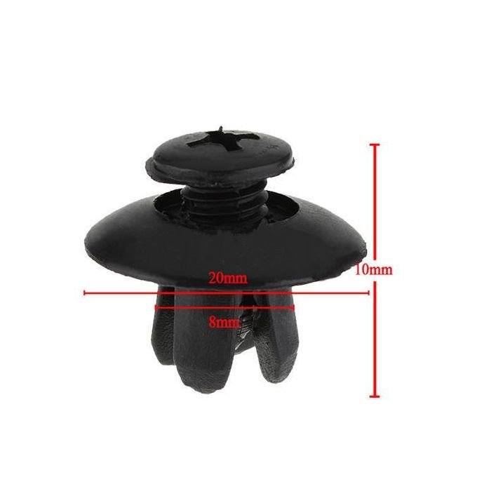 10X Universal plastclips passar bla Honda /Prelude/Civic /Accord Generic