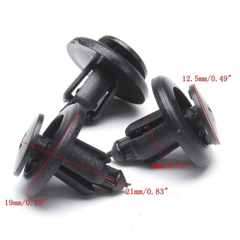 10X Universal plastclips passar bla Renault Generic