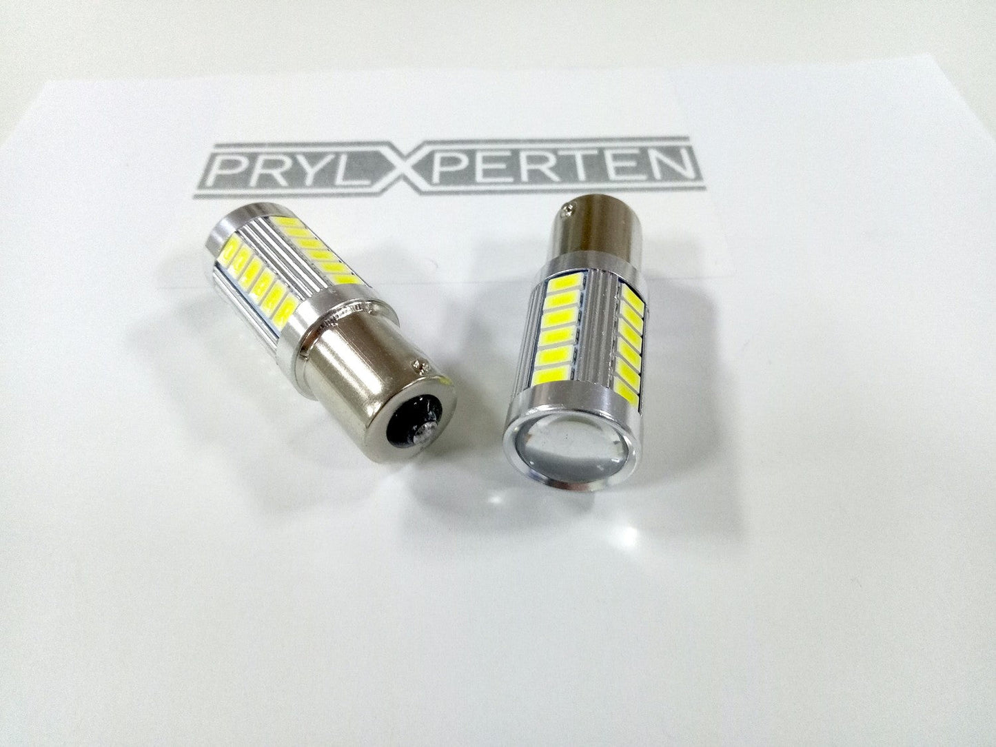 2x 1156 P21W 7056 BA15S 33st smd 5630 Vit Generic