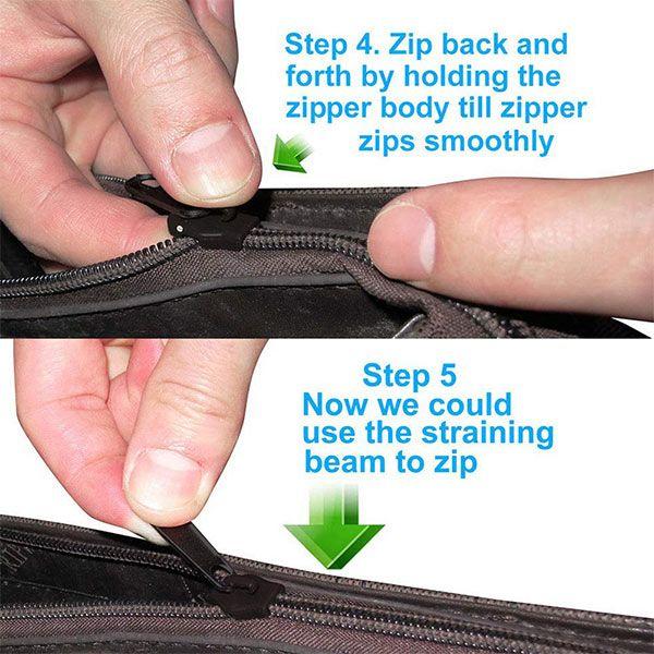 12X Löpare till dragkedjan Zipper Zip Repair Kit Generic