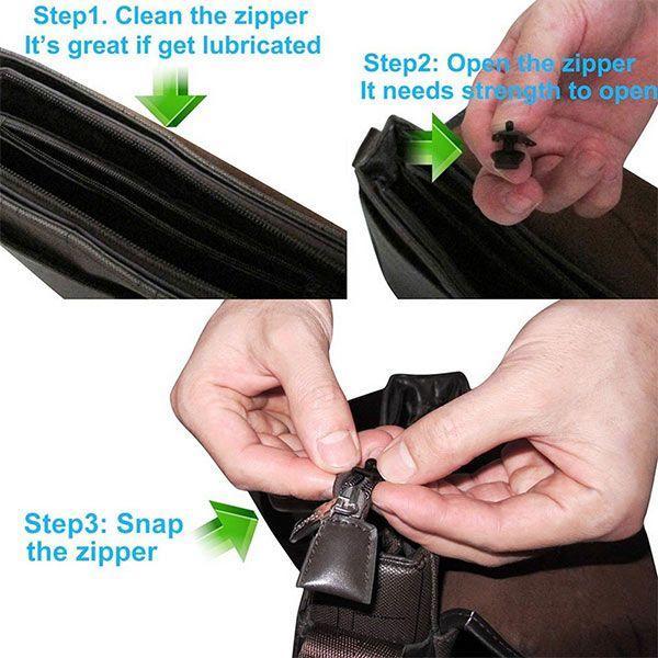 12X Löpare till dragkedjan Zipper Zip Repair Kit Generic