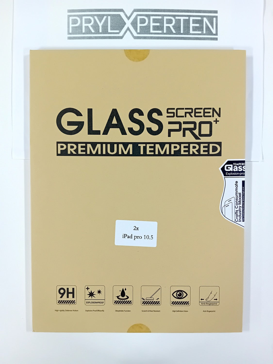 2X Displayskydd i härdat glas till iPad Pro 10,5 tum Generic