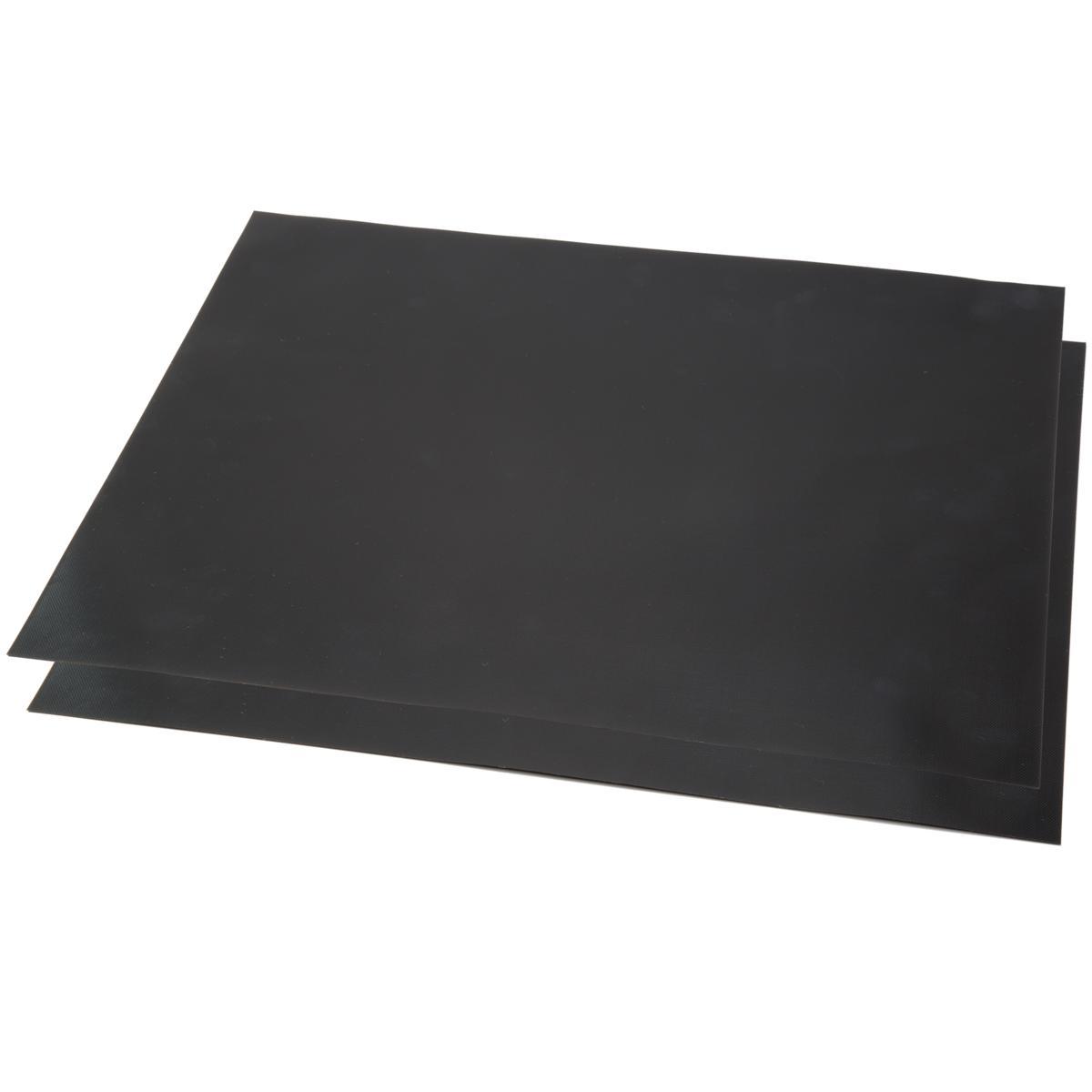 2X Grillmatta Underlägg för grill och ugn 40X33 cm Generic