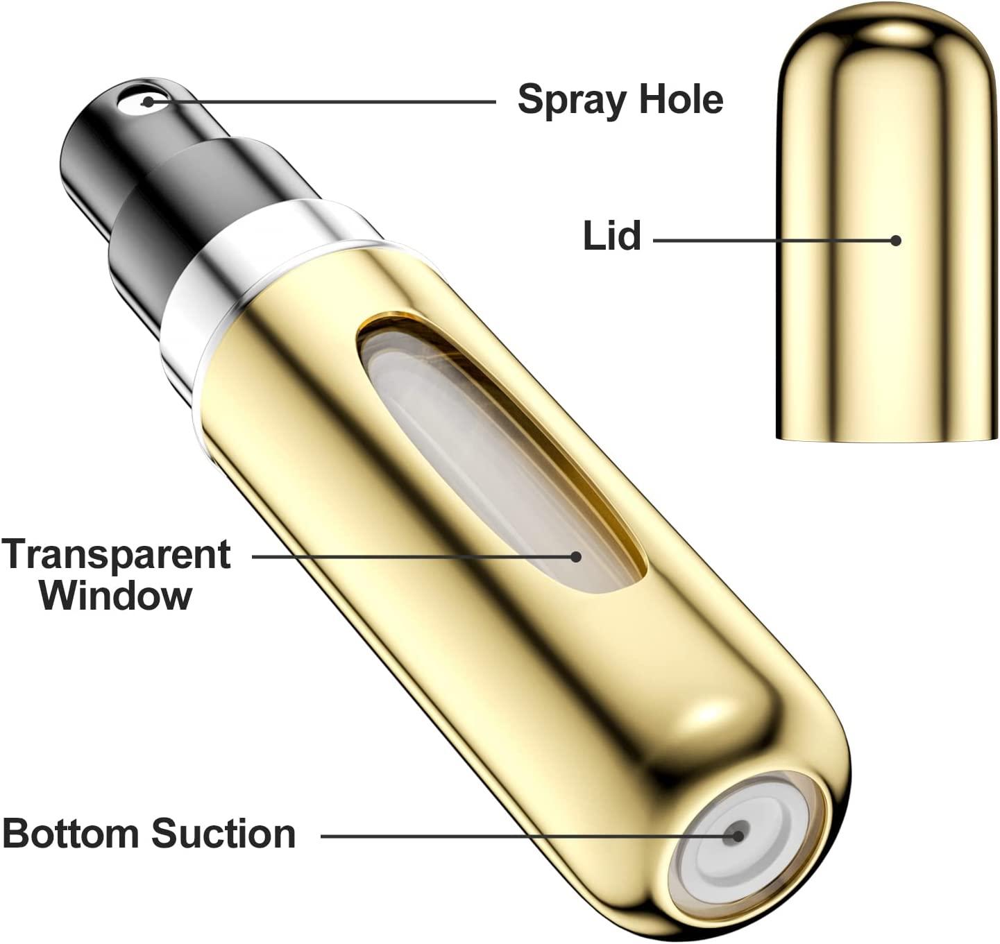 2X Perfume Atomizer 8 ml Parfymflaska för resa Generic