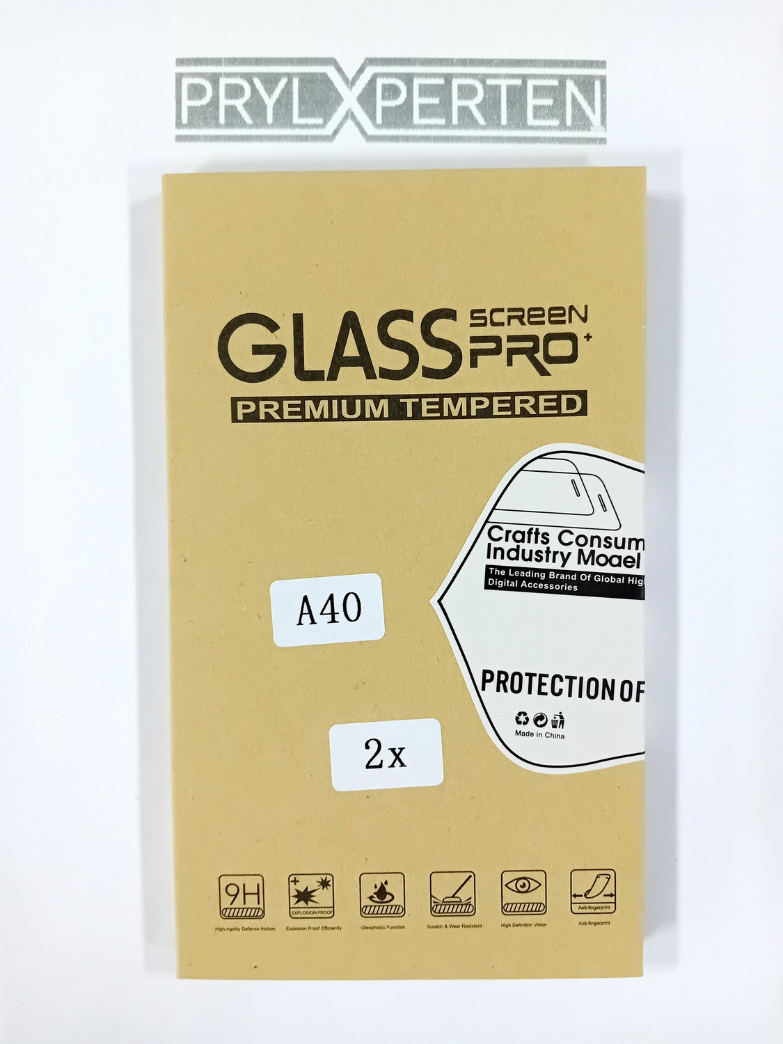 2X Skärmskydd i Härdat Glas för Samsung Galaxy A40 Generic