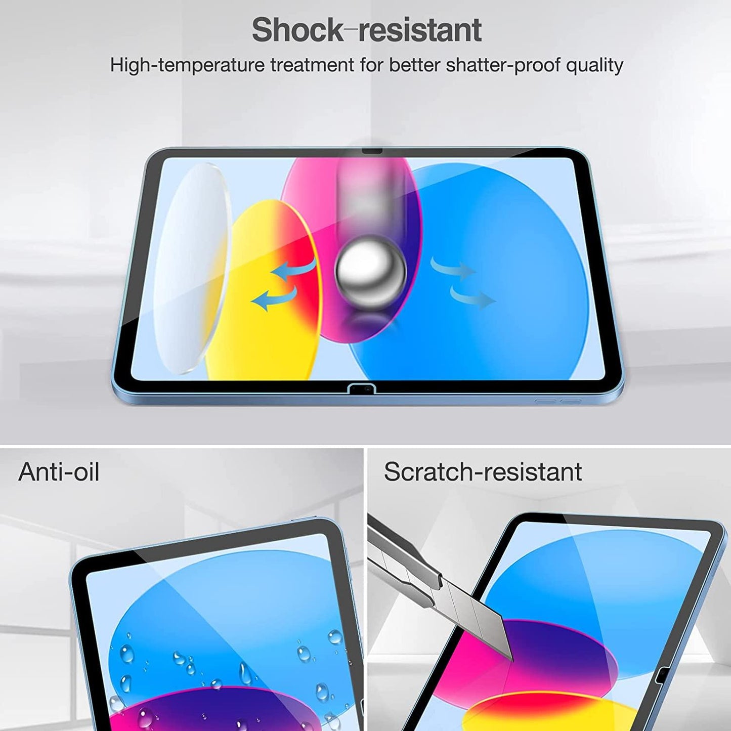 2X Displayskydd i härdat glas till iPad 10.9 Gen 10 Generic