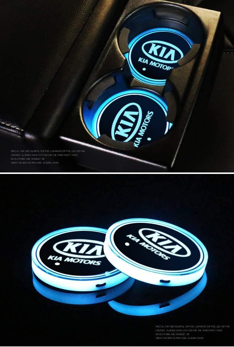 2X KIA Led bottenplatta till mugghållare Generic