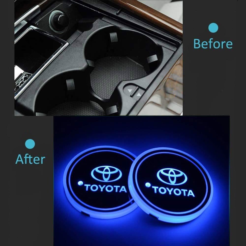 2X Toyota Led bottenplatta till mugghållare Generic