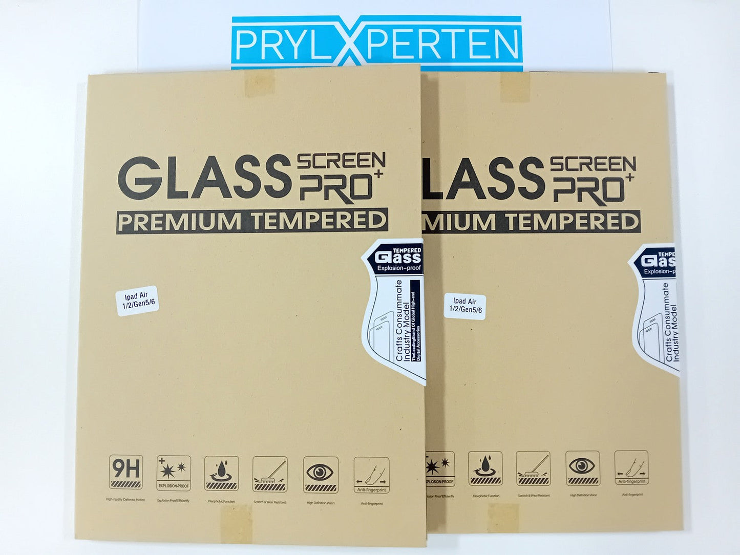 2x Displayskydd i härdat glas till iPad Air 1/2/gen 5/gen 6 9,7 tum Generic