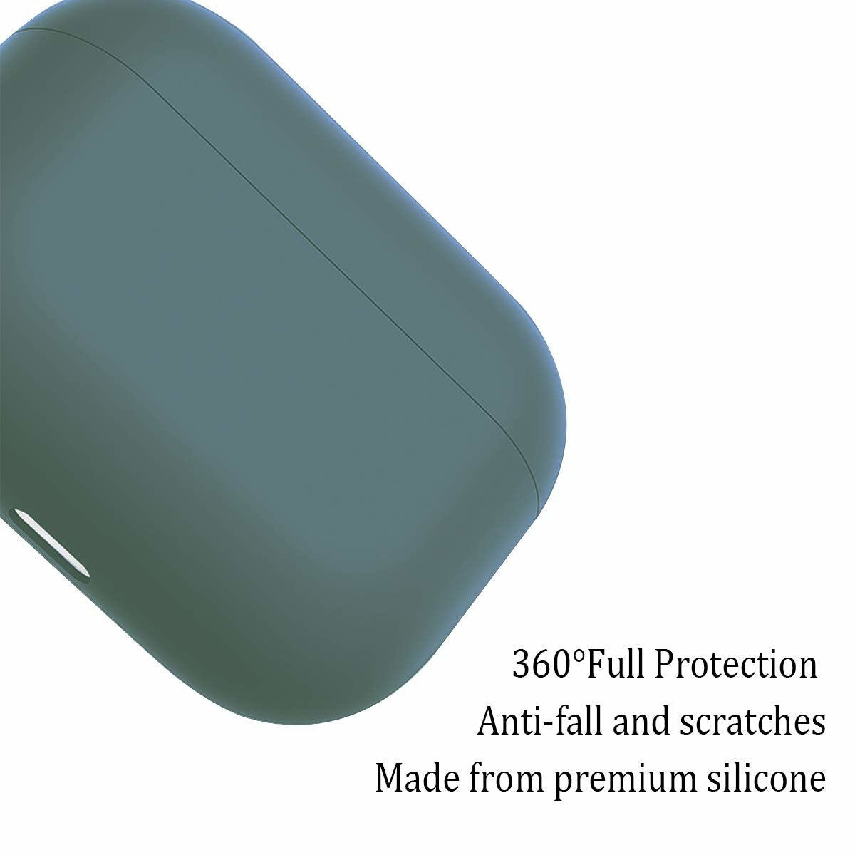 2x Silikonskal fodral för Apple Airpods PRO Grön Generic