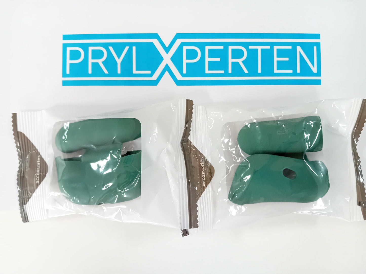 2x Silikonskal fodral för Apple Airpods PRO Grön Generic