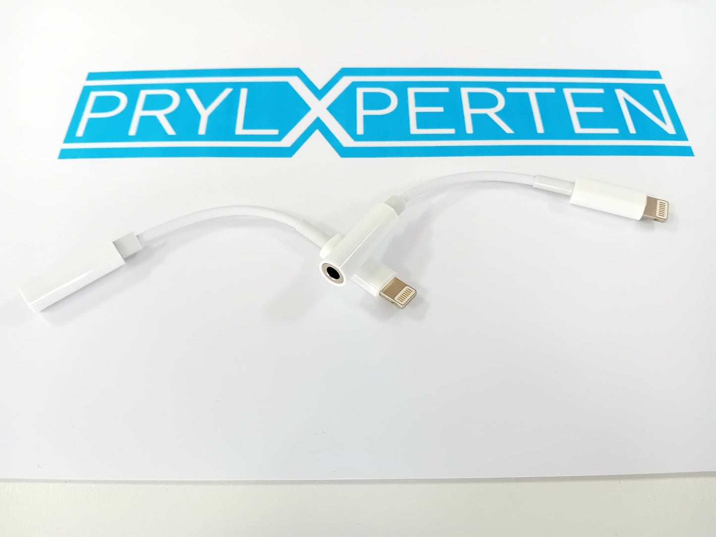 2x BT Lightning till 3,5 mm adapter för hörlurar BT ljud och samtal Generic