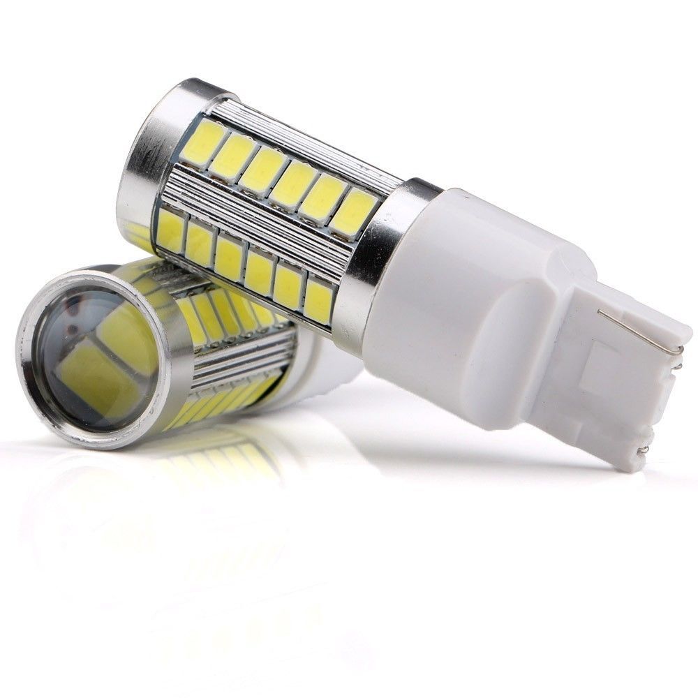 2x Röd 7440 W21W T20 33st smd 5730 Generic