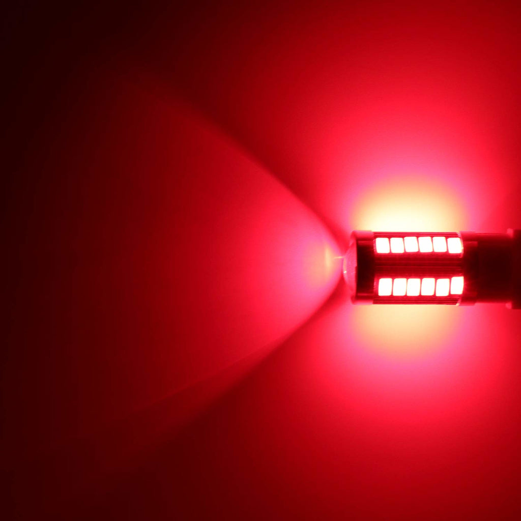 2x Röd 7443 W21W T20 33st smd 5730 Generic