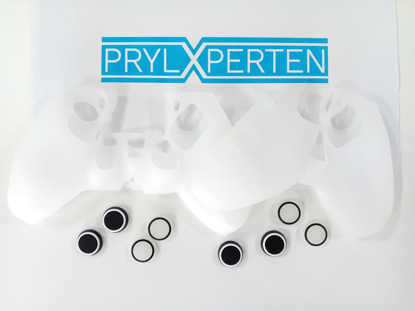 2x Silikonskydd för Playstation 5 PS5 Kontroll - Vit Generic
