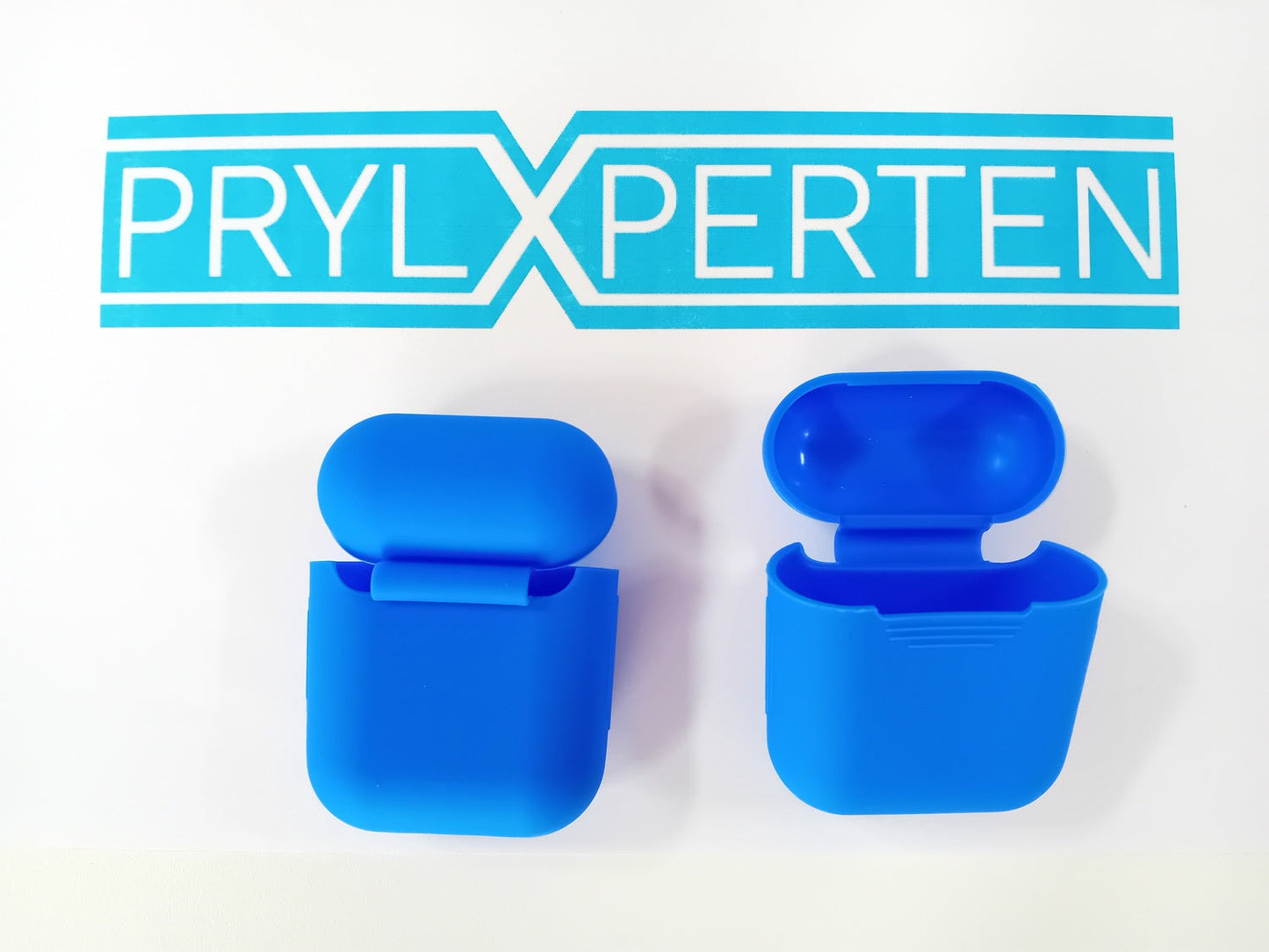 2x Silikonskal fodral för Apple Airpods / Airpods 2 - Blå Generic
