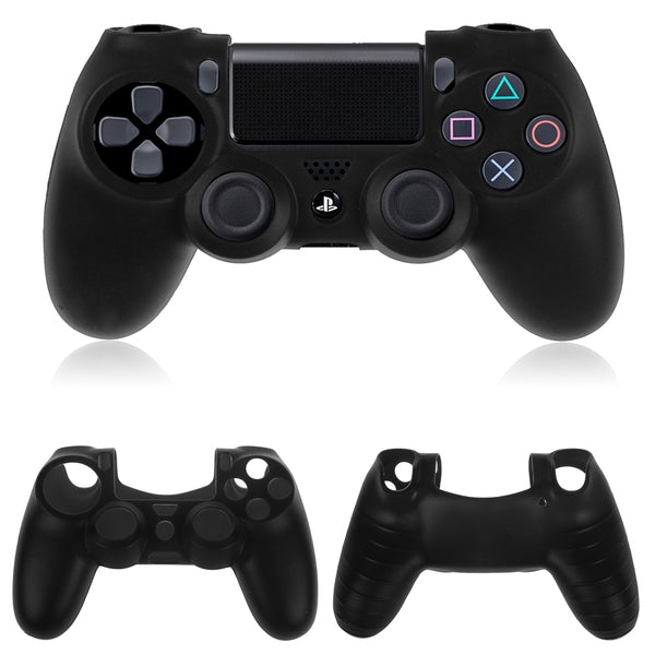 2x Silikon Skydd för Playstation 4 PS4 Kontroll - Svart Generic