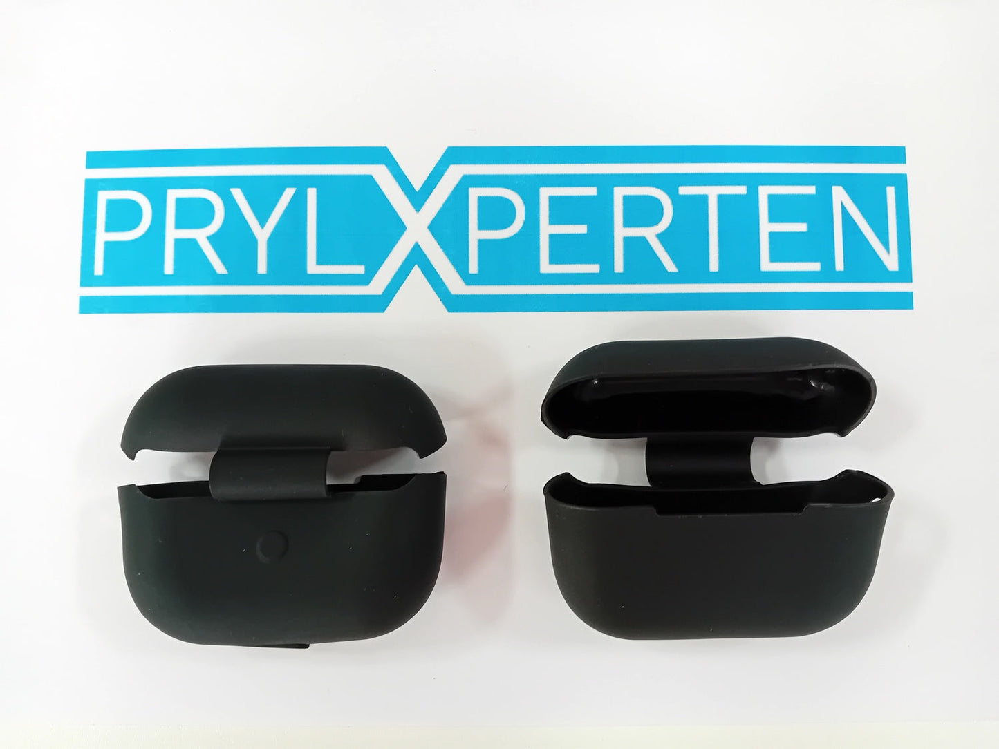 2x Svart Airpods PRO 2 Silikonskal fodral Generic