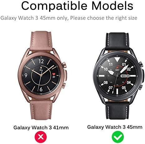 2x Härdat glas skärmskydd till Samsung Galaxy Watch 45mm Generic