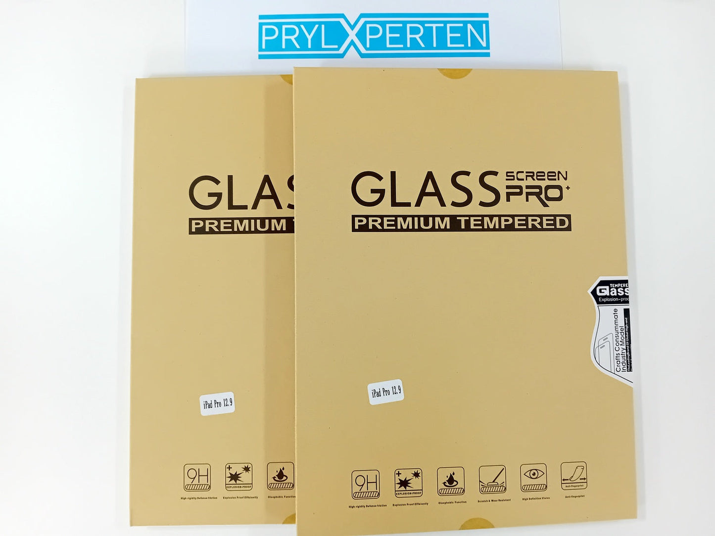 2x Displayskydd i härdat glas till iPad Pro 12,9 tum ( Gen 5 Gen 4, Gen 3 ) Generic