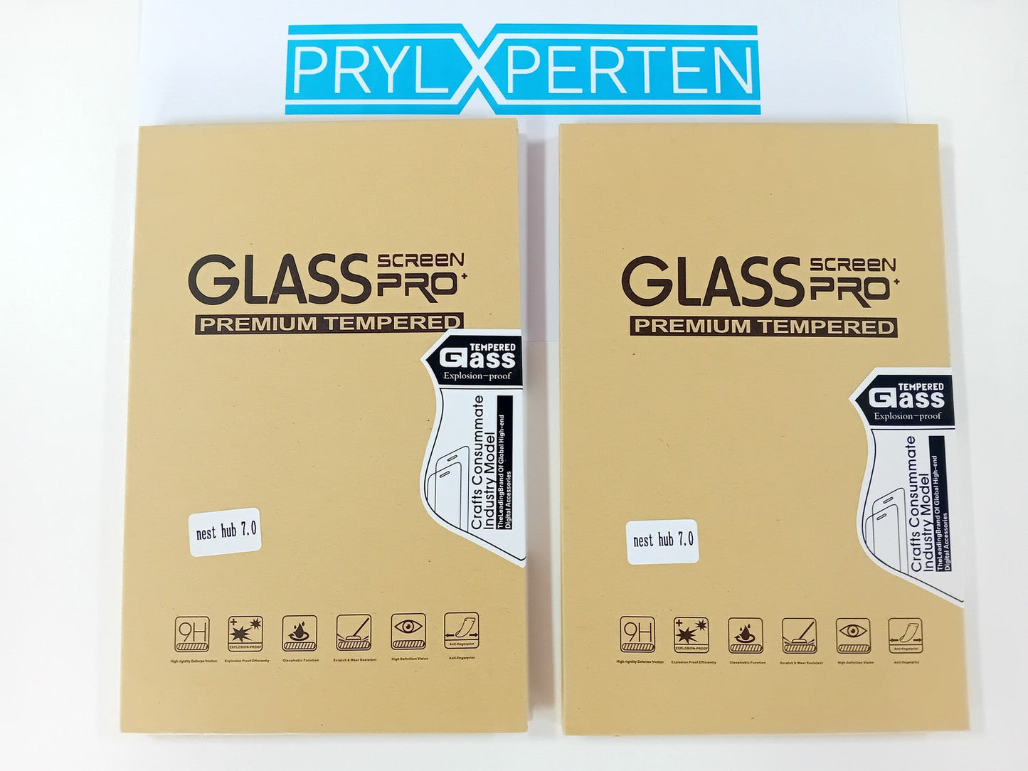 2x Härdat glas skärmskydd Google Nest Hub / Hub 2 7 tum Generic