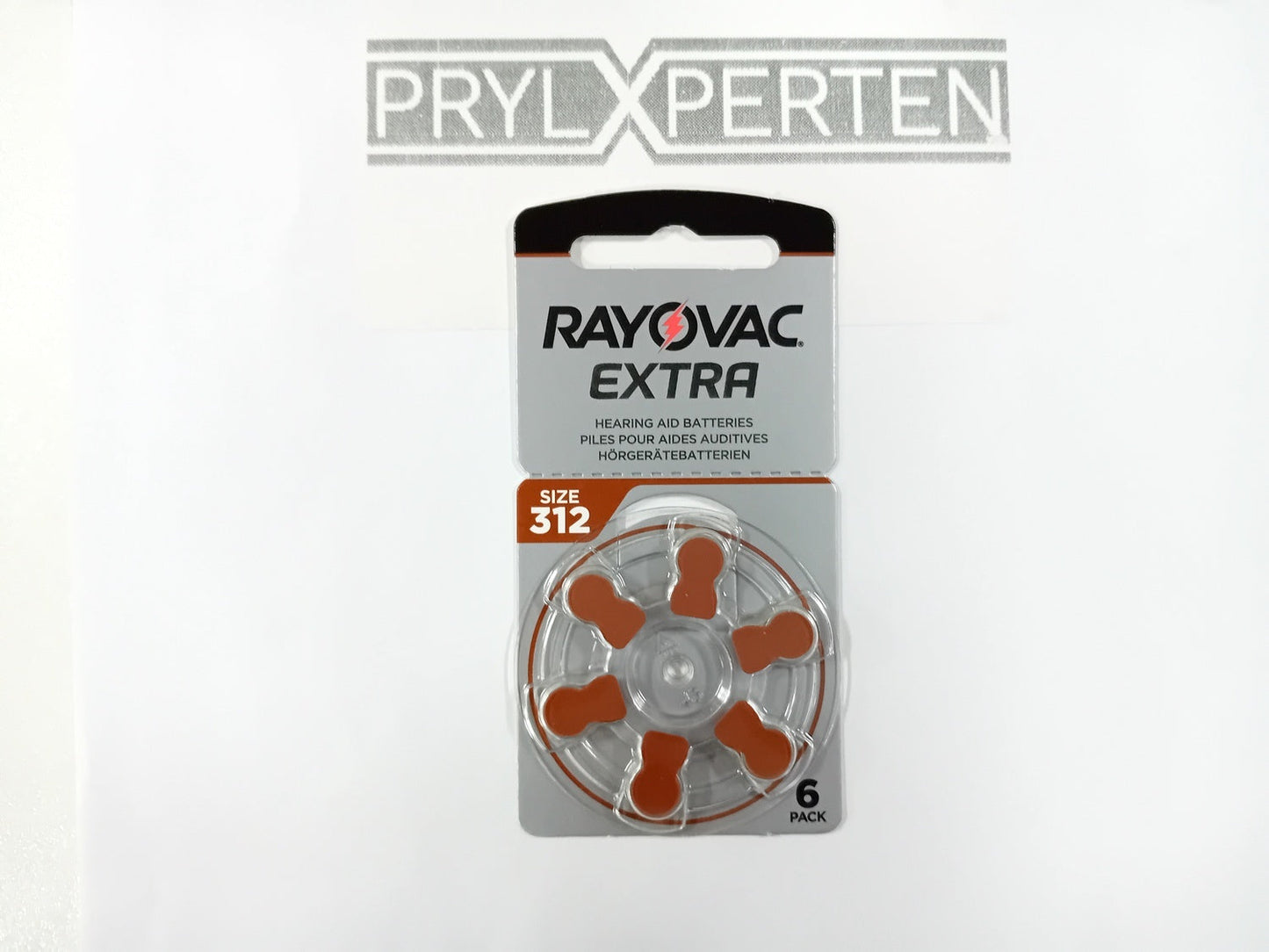 30st Rayovac EXTRA Advanced 312 BRUN 5x6 st Generic