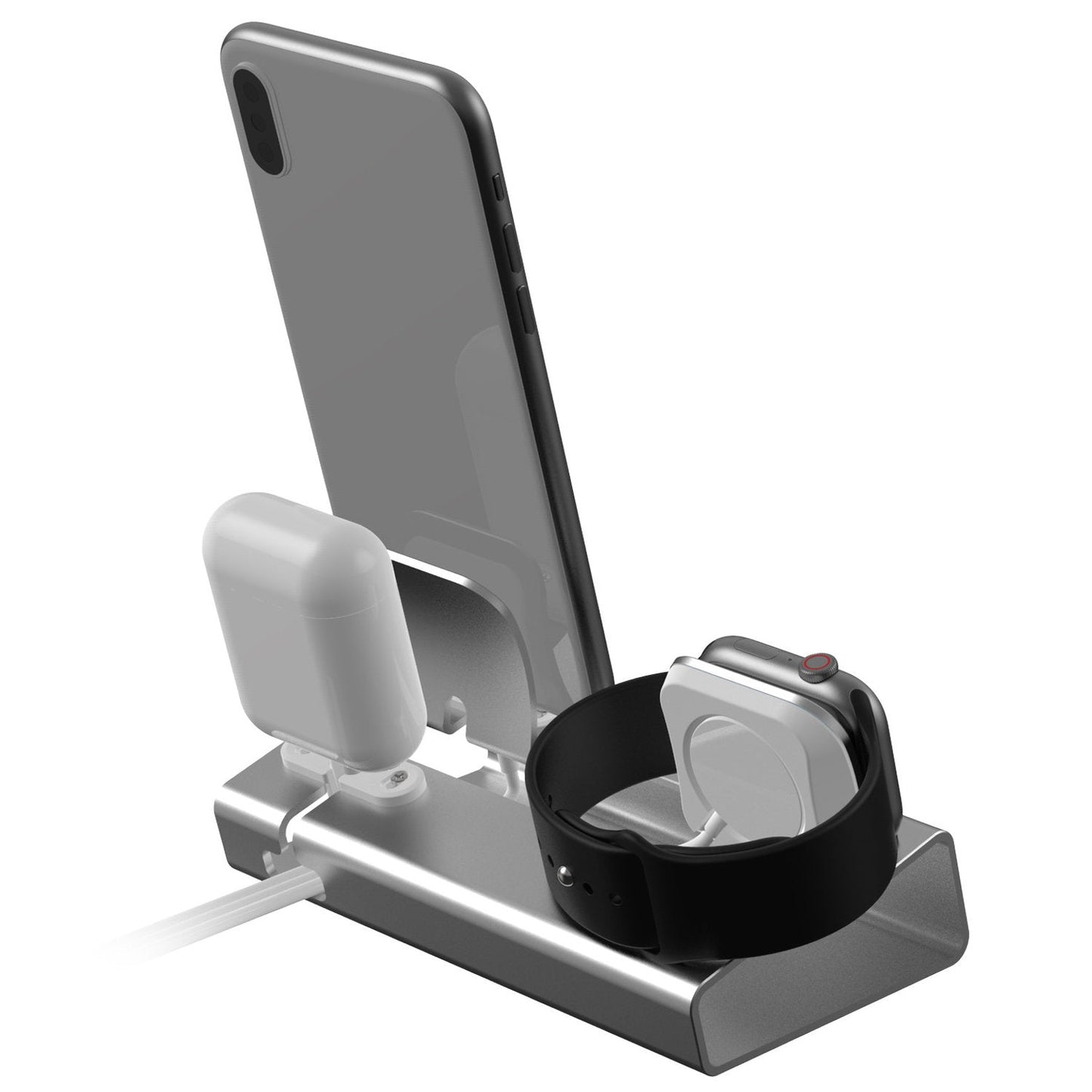 3 - 1 Laddningsstation För iPhone, Apple Watch, AirPods Generic