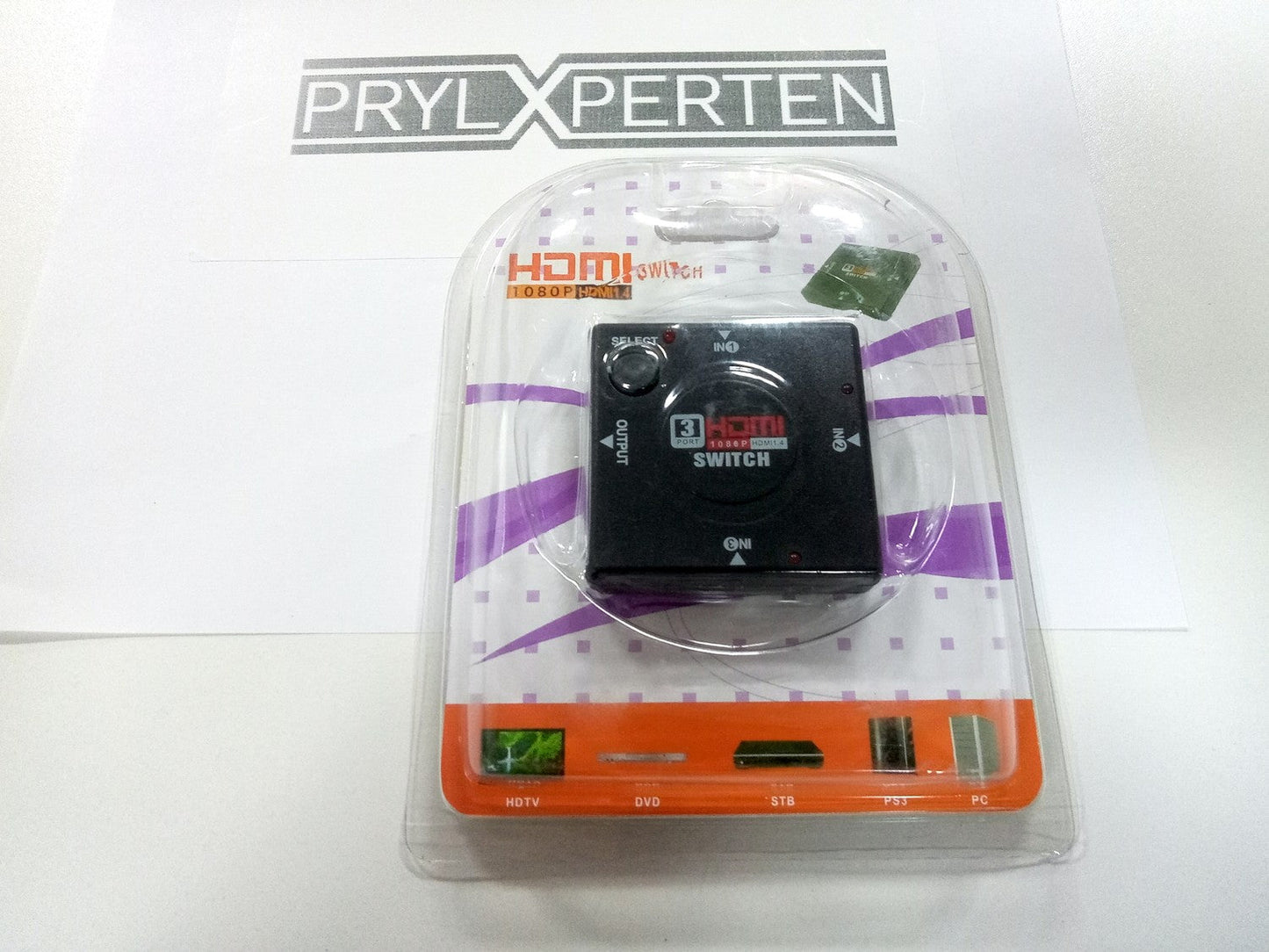 3-Port 1080P HDMI Mini Switch växel (3-i 1-OUT) Generic