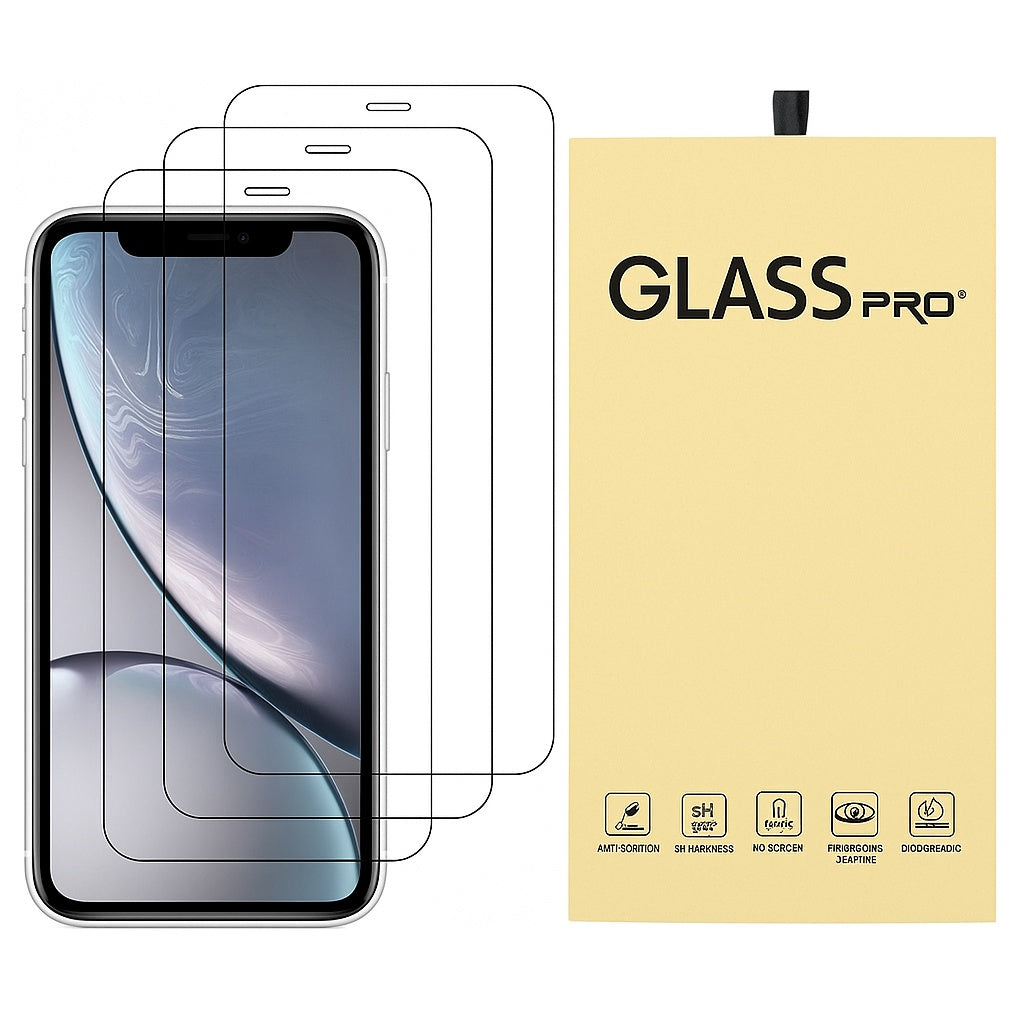 3X Härdat Glasskydd iPhone 11 Pro / X / Xs 5D Full Fit Generic