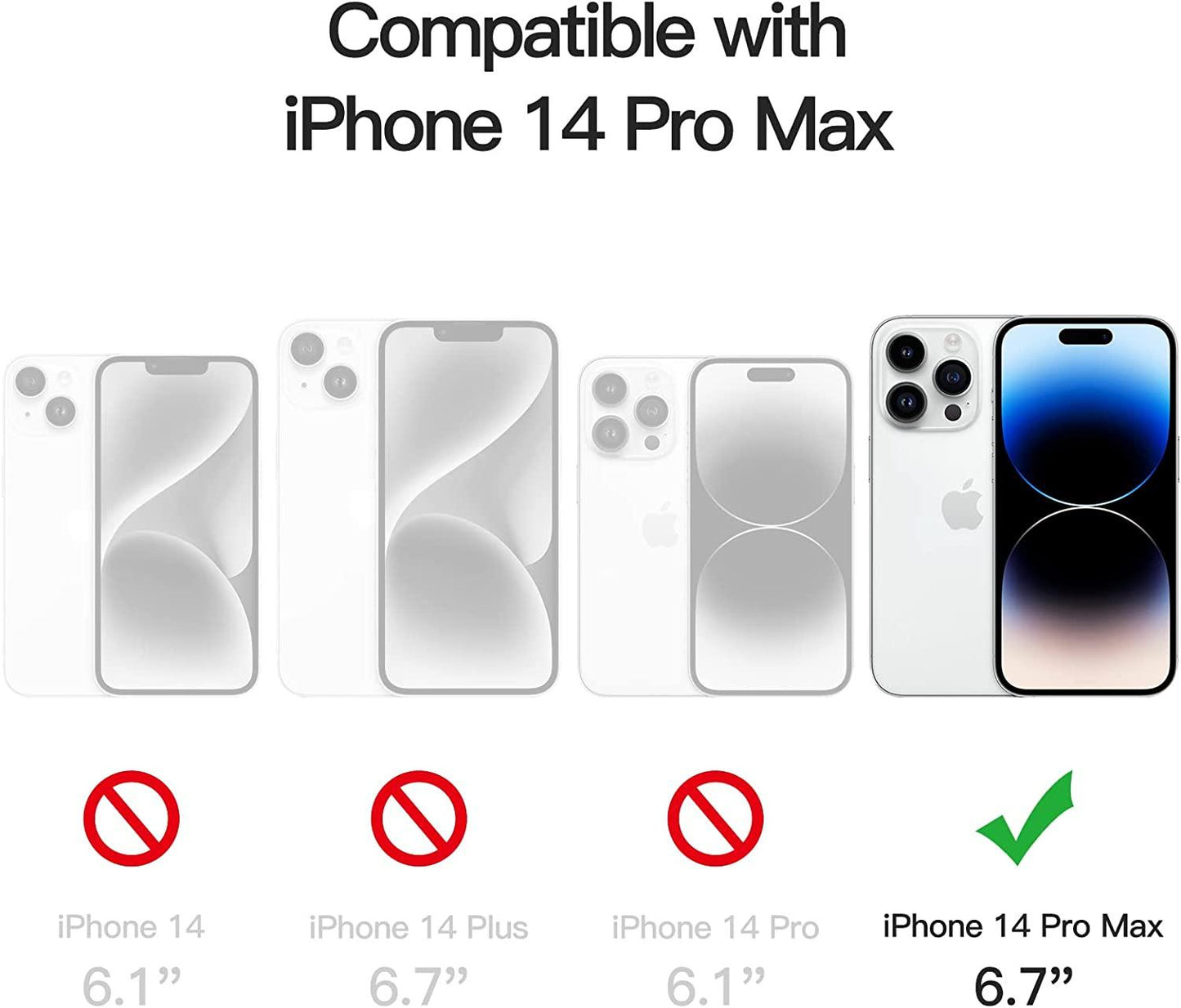3X Härdat Glasskydd iPhone 13 Pro Max / iPhone 14 Pro Max Generic