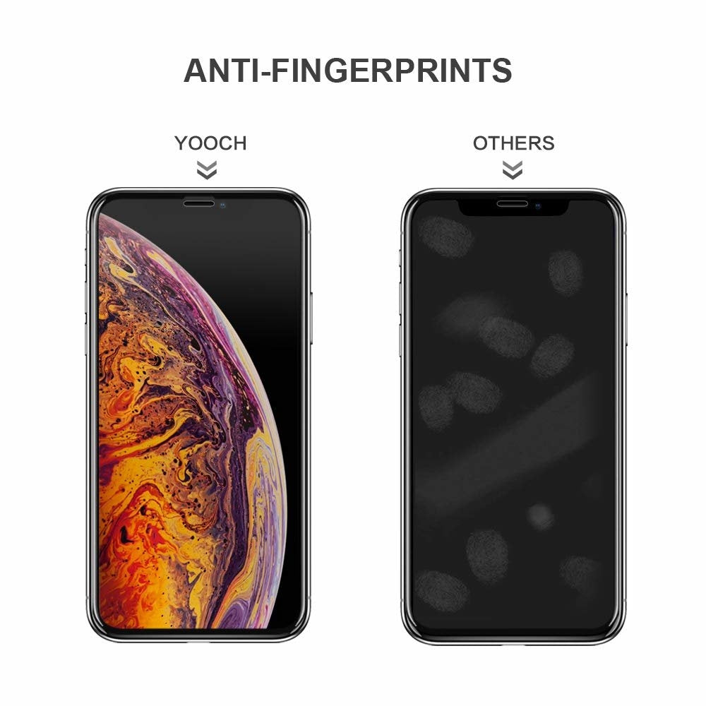 3X Härdat Glasskydd iPhone 11 Pro / X / Xs 5D Full Fit Generic