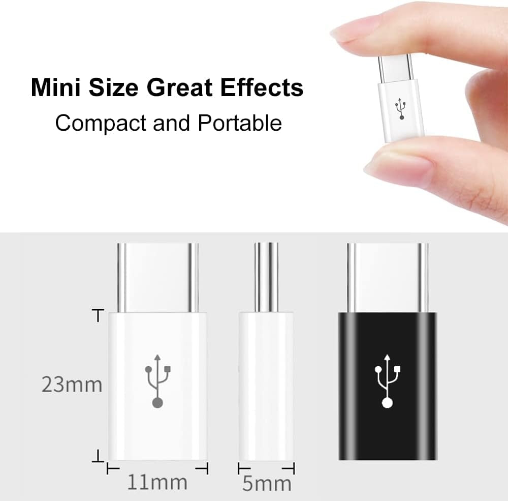 3x Adapter Micro-USB till USB-C-hane USB C hane Generic