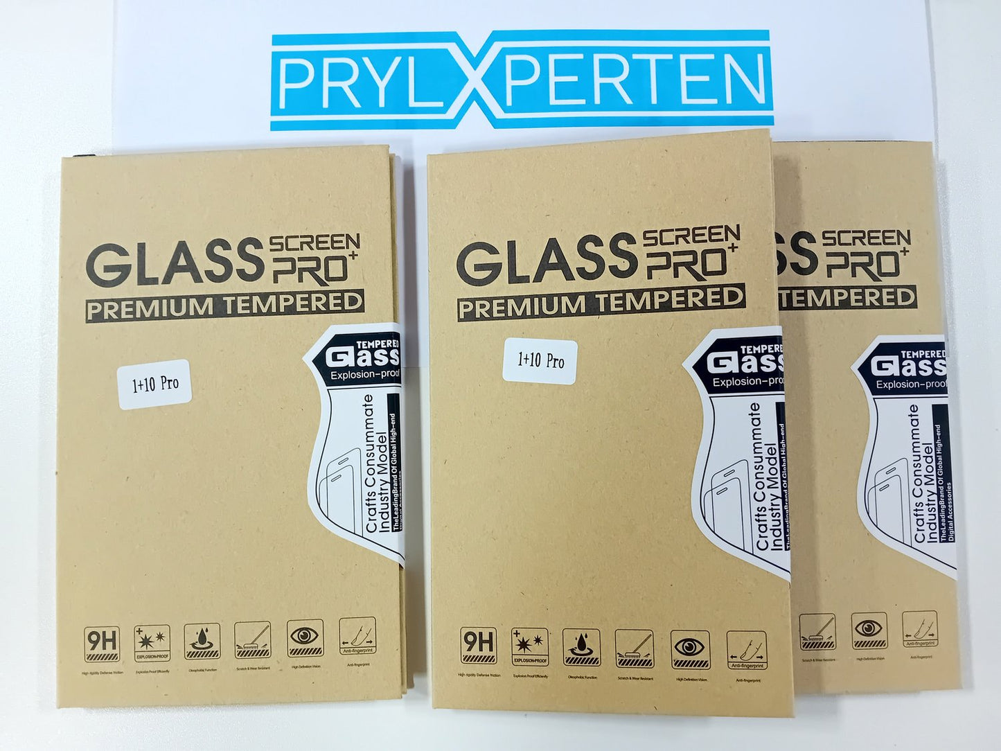 3x Glasskydd OnePlus 10 Pro Härdat Täcker hela skärmen Generic