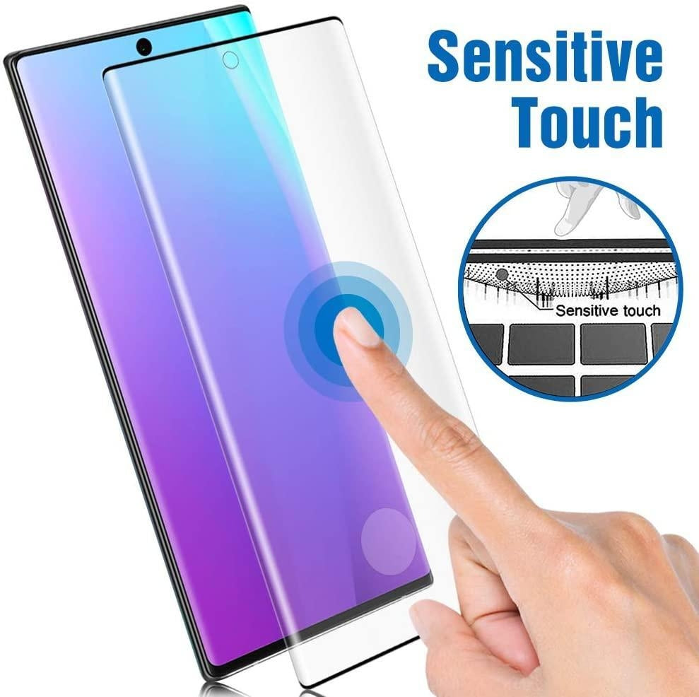 3x Härdat Glasskydd Samsung Note 20 Ultra Full Fit ,Fingerprint Generic