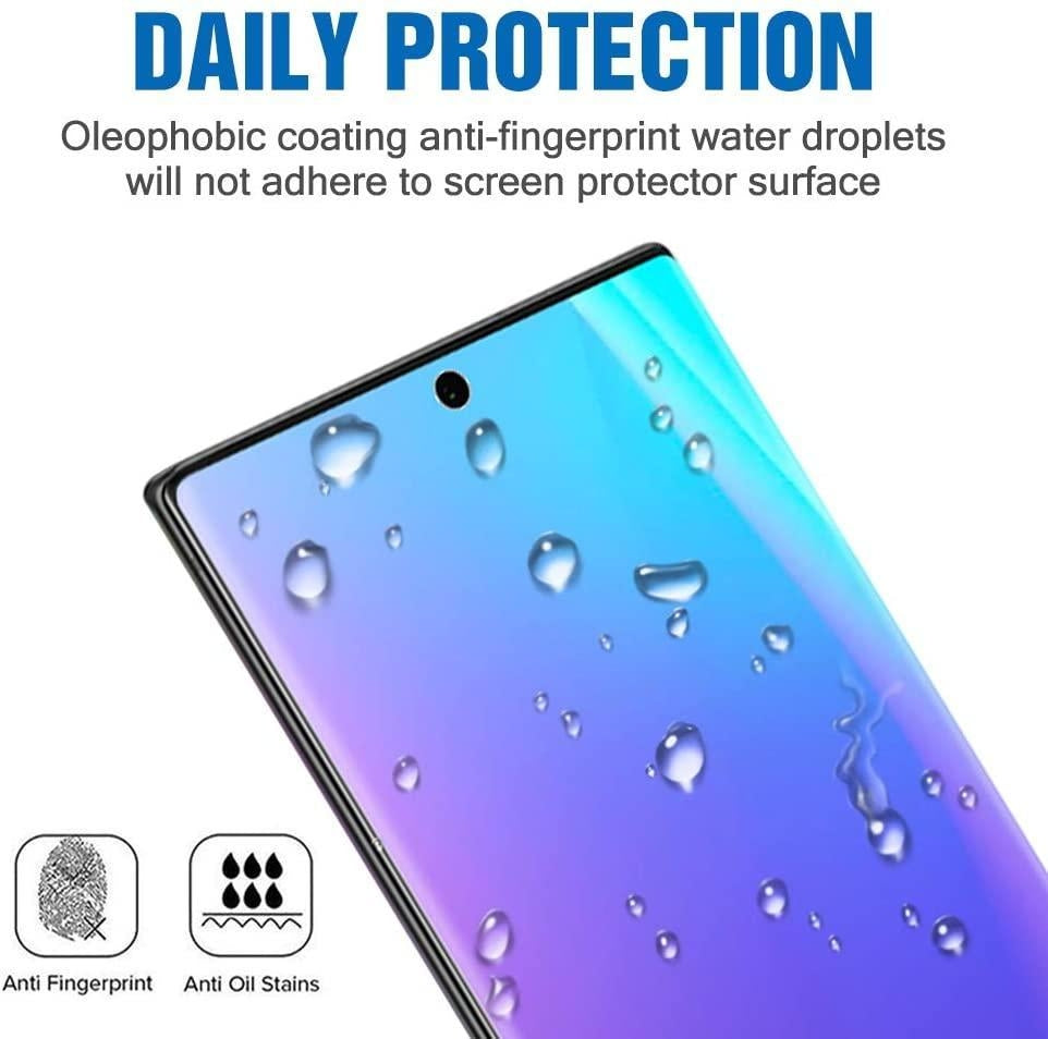 3x Härdat Glasskydd Samsung Note 20 Ultra Full Fit ,Fingerprint Generic