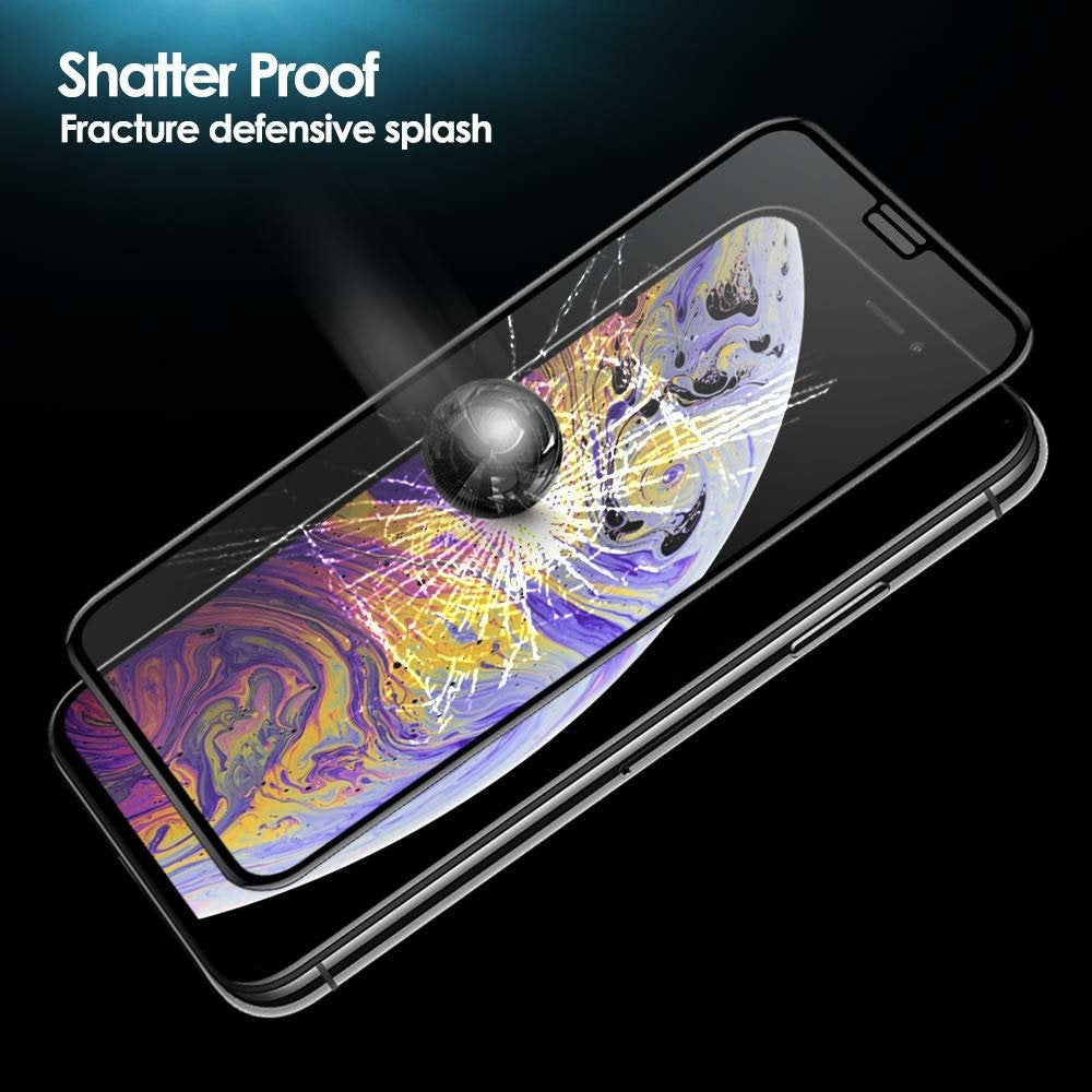 3x Härdat Glasskydd iPhone 11 Pro Max / Xs Max 5D Full Fit Generic