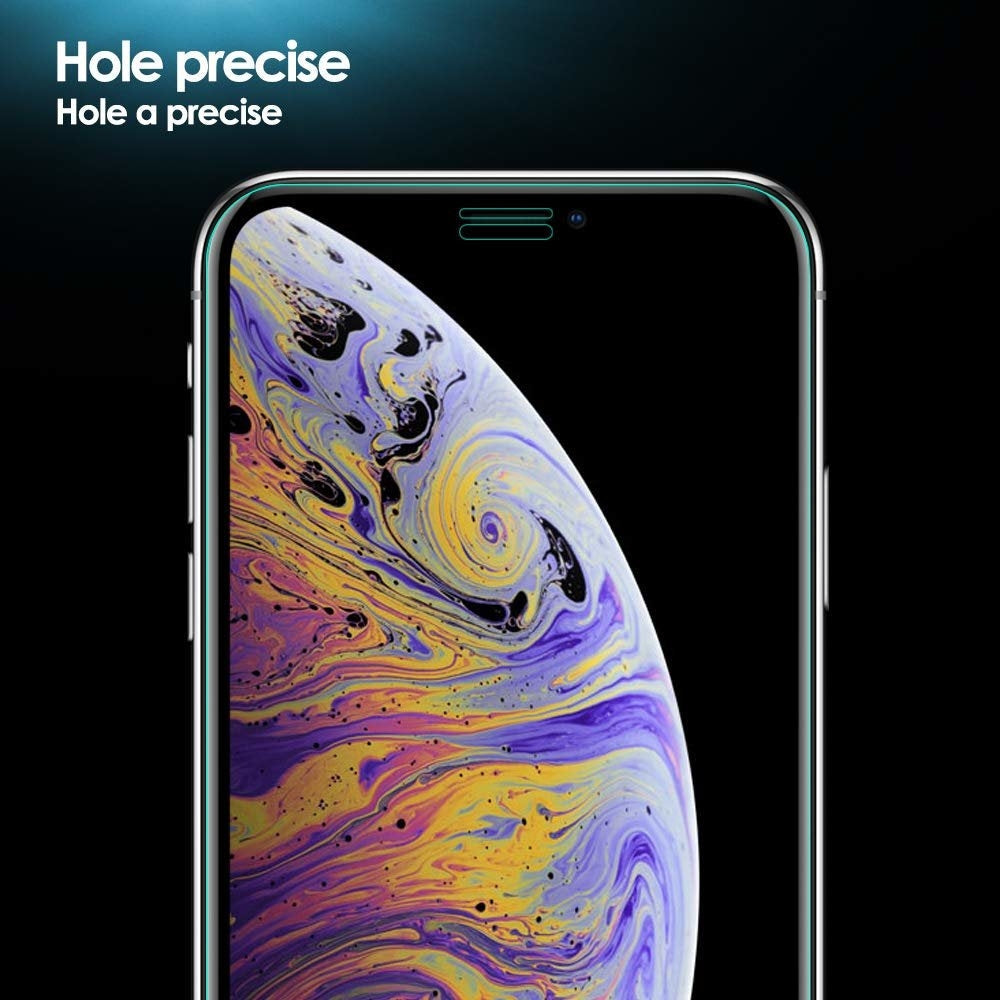 3x Härdat Glasskydd iPhone 11 Pro Max / Xs Max 5D Full Fit Generic