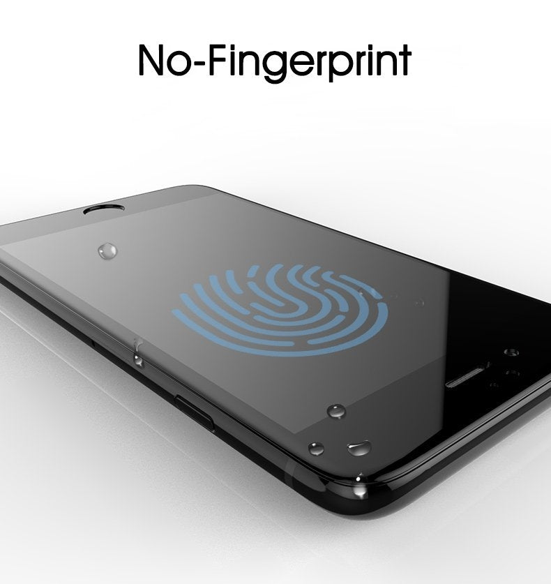 3x Härdat Glasskydd iPhone 6/7/8 Plus 5D Täcker hela skärmen Svart Generic