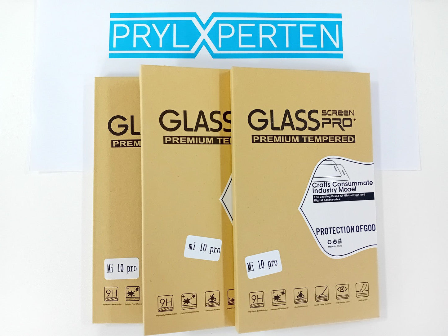3x Skärmskydd i Härdat Glas för Xiaomi Mi 10 Pro Generic