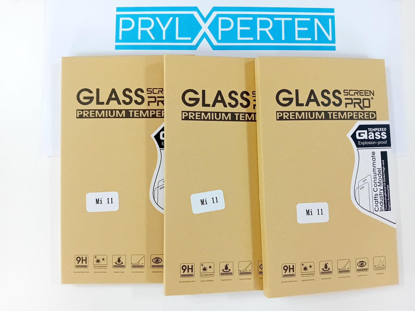 3x Skärmskydd i Härdat Glas för Xiaomi Mi 11 / 11 Pro / 11 Ultra Generic