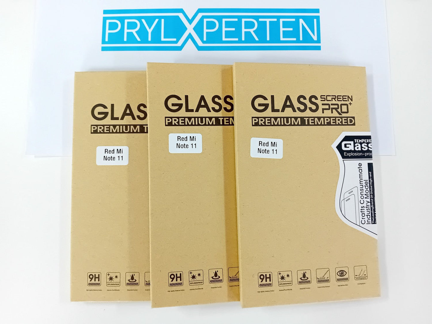 3x Skärmskydd i Härdat Glas för Xiaomi Redmi Note 11 Generic