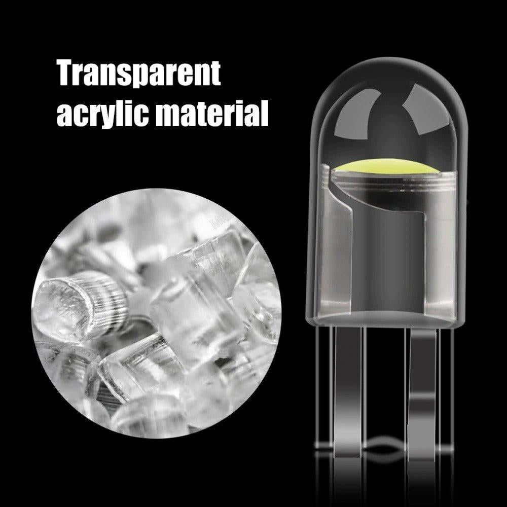 4X CANBUS T10 W5W Akryl - Vit Generic