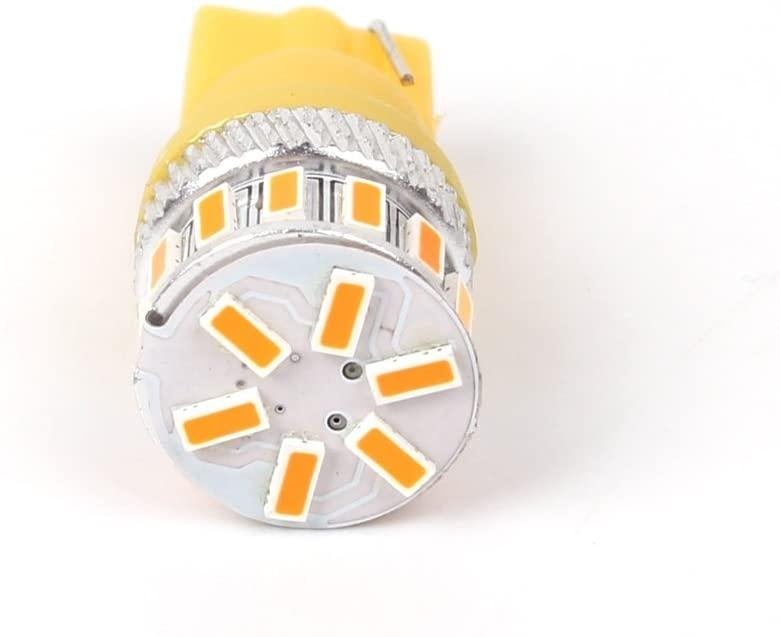 4X T10 Canbus W5W 18 st 3014 LED - Gul Generic
