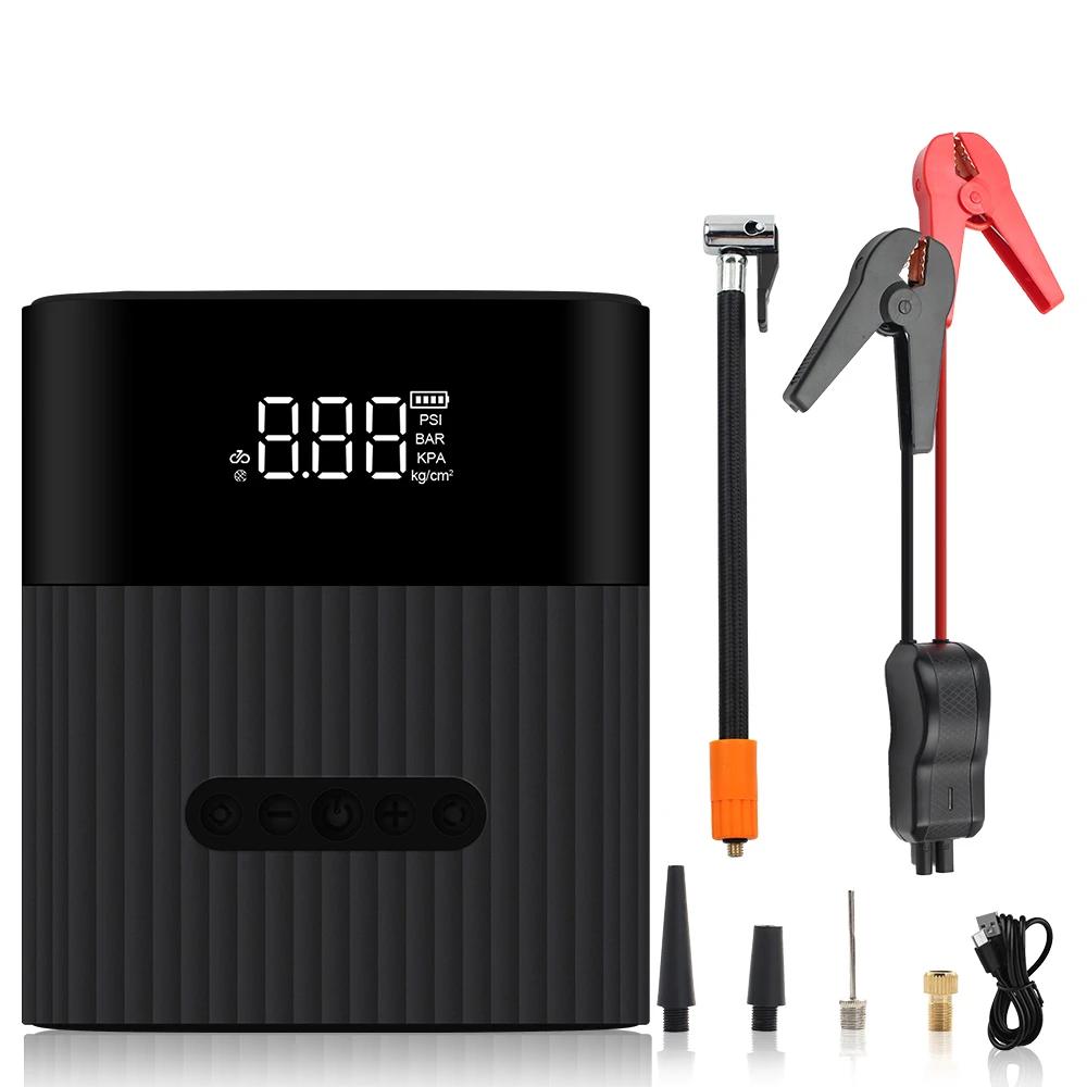 4 i 1 Starthjälp med luftkompressor och powerbank-funktion samt ficklampa Generic