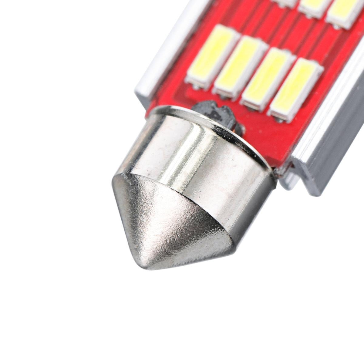 4x CANBUS C5W SV8,5 Festoon 12 LED 4014 39mm- Vit Generic