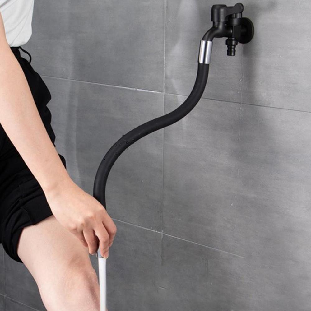 50cm Flexibel Kran förlängningsrör Svart Generic