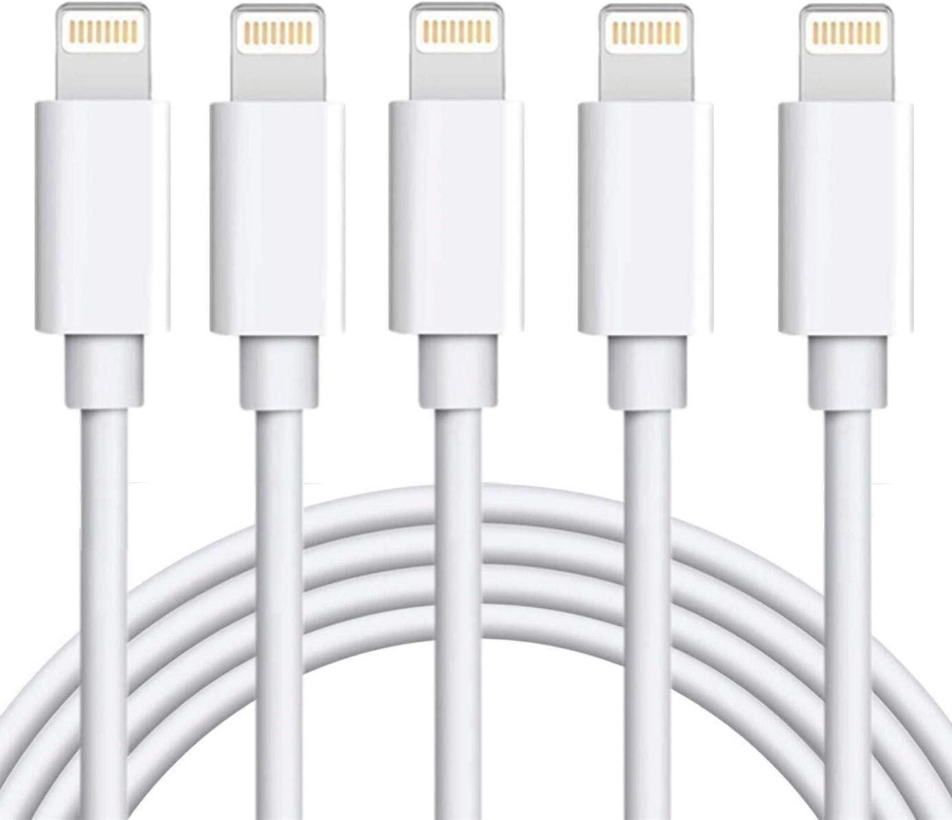 5X Lightning USB kabel till Apple för din iPhone, iPad 1m Generic