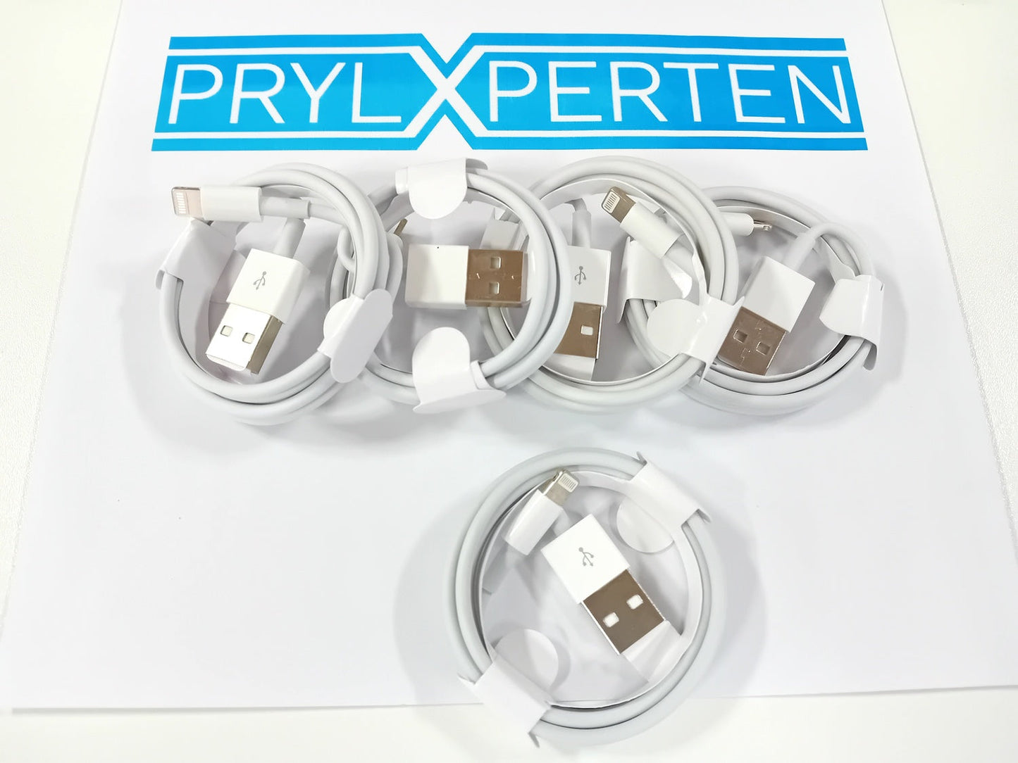 5X Lightning USB kabel till Apple för din iPhone, iPad 1m Generic