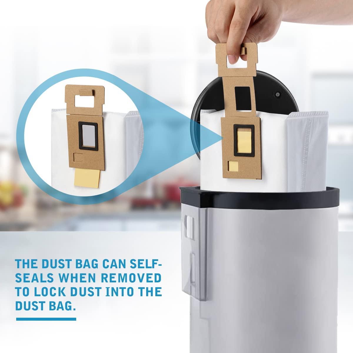 5X Roborock Dammsugarpåsar Disposable Dustbag S7 S7+ T7S T7S+ RR0221 Generic