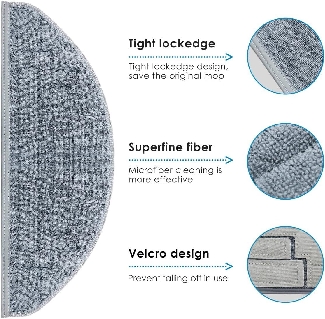 5x Moppdukar för Xiaomi Roborock S8 pro ultra Generic